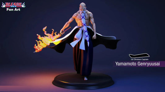 Shigekuni Yamamoto STL – Bleach Inspired 3D Printable Model – High-Quality 3D Design