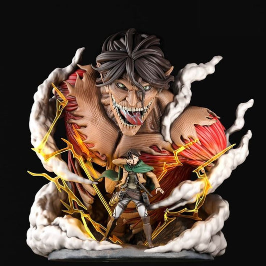 Attack Titan STL | Eren Titan 3D Printable Model | Attack on Titan Inspired