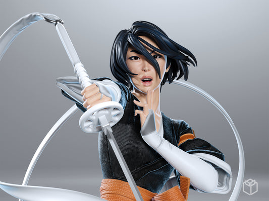 Kuchiki Rukia STL | Bleach | 3D Printable Figure | Anime Fan Art