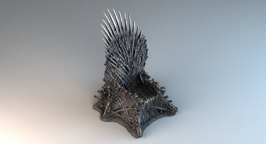 Iron Throne 3D Printable STL | Game of Thrones Inspired Model | Collector's Edition